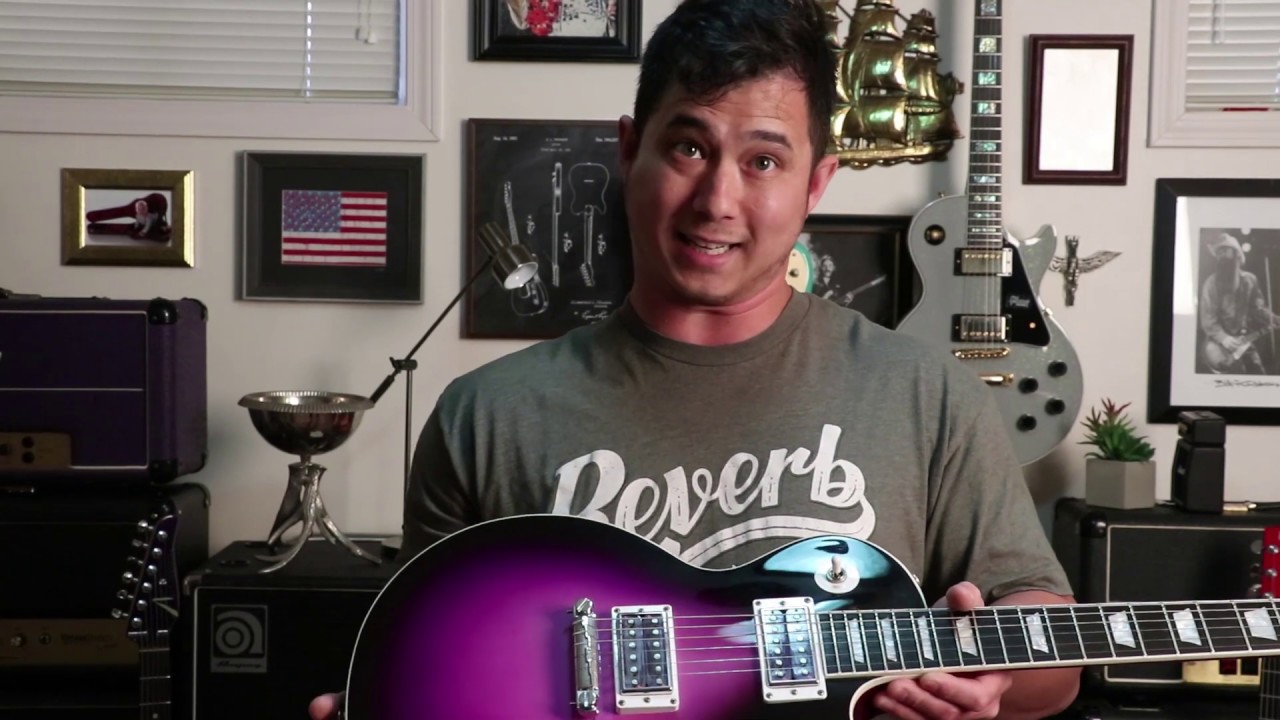 2006 Gibson Les Paul Goddess Violet Purple Burst - YouTube