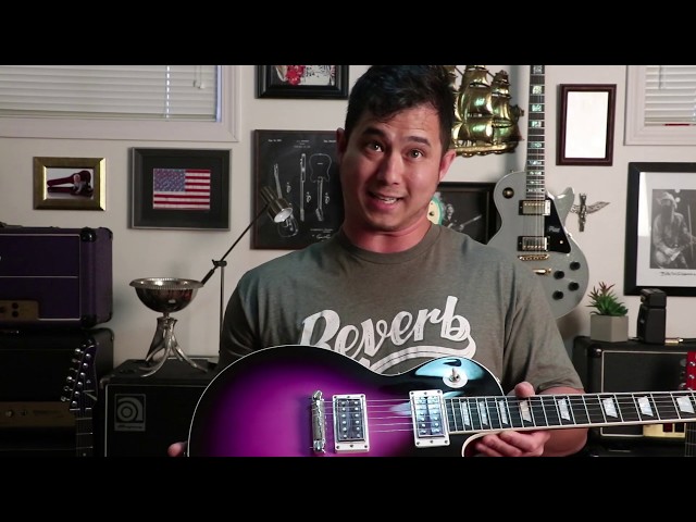2006 Gibson Les Paul Goddess Violet Purple Burst - YouTube