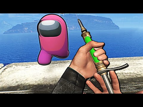 Лечение астронавтов из Among Us в Boneworks