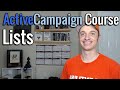 Full ActiveCampaign Course [4] Lists