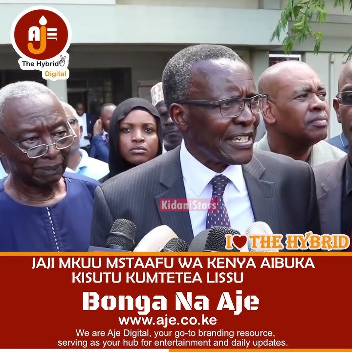 JAJI MKUU MSTAAFU WA KENYA AIBUKA KISUTU KUMTETEA LISSU