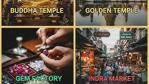 Exploring Bangkok’s Hidden Gems | Golden Buddha Temple, Gem Factory & Indra Market Tour