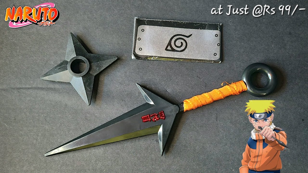 Unboxing REAL Naruto Ninja Tools! (Kunai, Shuriken & Headband