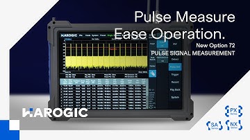 HAROGIC Technologies Spectrum Analyzer Pulse Signal Measurement Live Demo