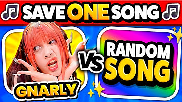 SAVE ONE SONG WITHOUT KNOWING WHAT