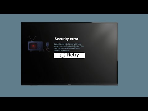 Why JioHotstar is not working | How to fix JioHotstar "Security Error" on Smart TV | @SarchInfo