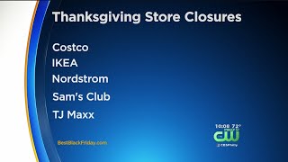 60 Retail Stores Announce They Will Not Be Open On Thanksgiving