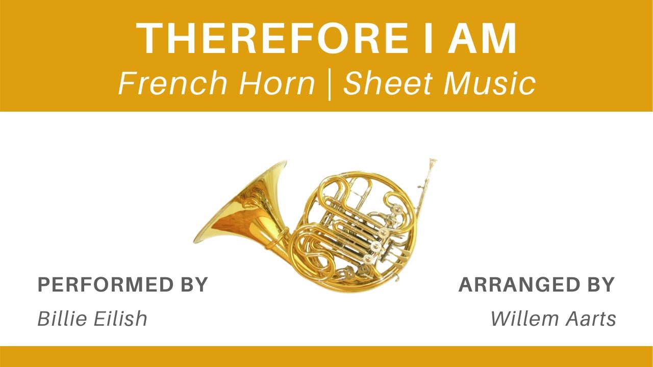 Therefore I Am - Billie Eilish | French Horn | Sheet Music