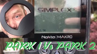Nokta Simplex PARK 1 VāS PARK 2. update 2.76 metal detecting uk