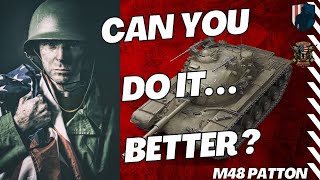 Details World of Tanks || M48 Patton Gameplay | Total Domination & Top of the Tree Update