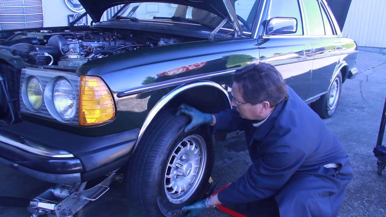 Mercedes Front Wheel Bearing Inspection by Kent Bergsma kentucky sando