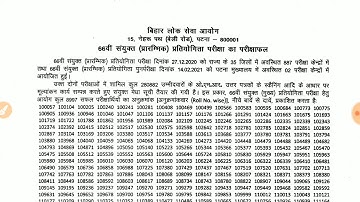66th bpsc PT Result pdf and cutoff official