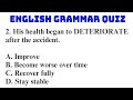 20 New Advanced Vocabulary Quiz Questions | Test Your English Word Power | Improve Vocabulary Fast