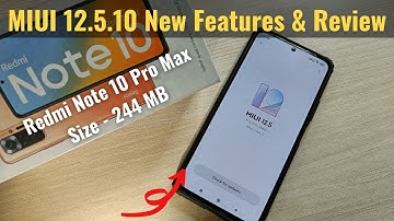 Redmi Note 10 Pro Max New Update & Features - Memory Extension | MIUI 12.5.10