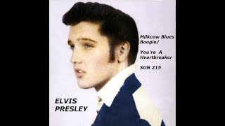 Elvis Presley-Milkcow Blues Boogie-You&#39;re A Heartbreaker SUN 215 1955