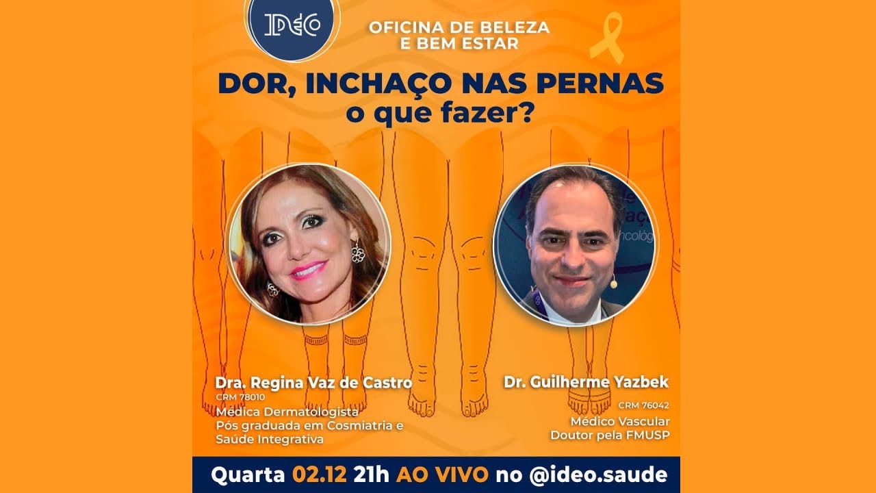 #52 - Dor, inchaço nas pernas. O que fazer? Live de: 02/12/20. Com: Dr. Guilherme Yazbek.