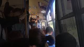 Утренняя давка оренбуржцев автобуса 66 Н