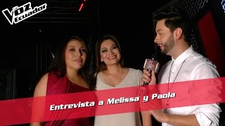 Entrevista a Melissa y Paola - Batallas - T2 - La Voz Ecuador