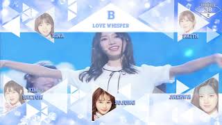 [PRODUCE38 S2] SUMMER VIBES -  Love Whisper (Team B)