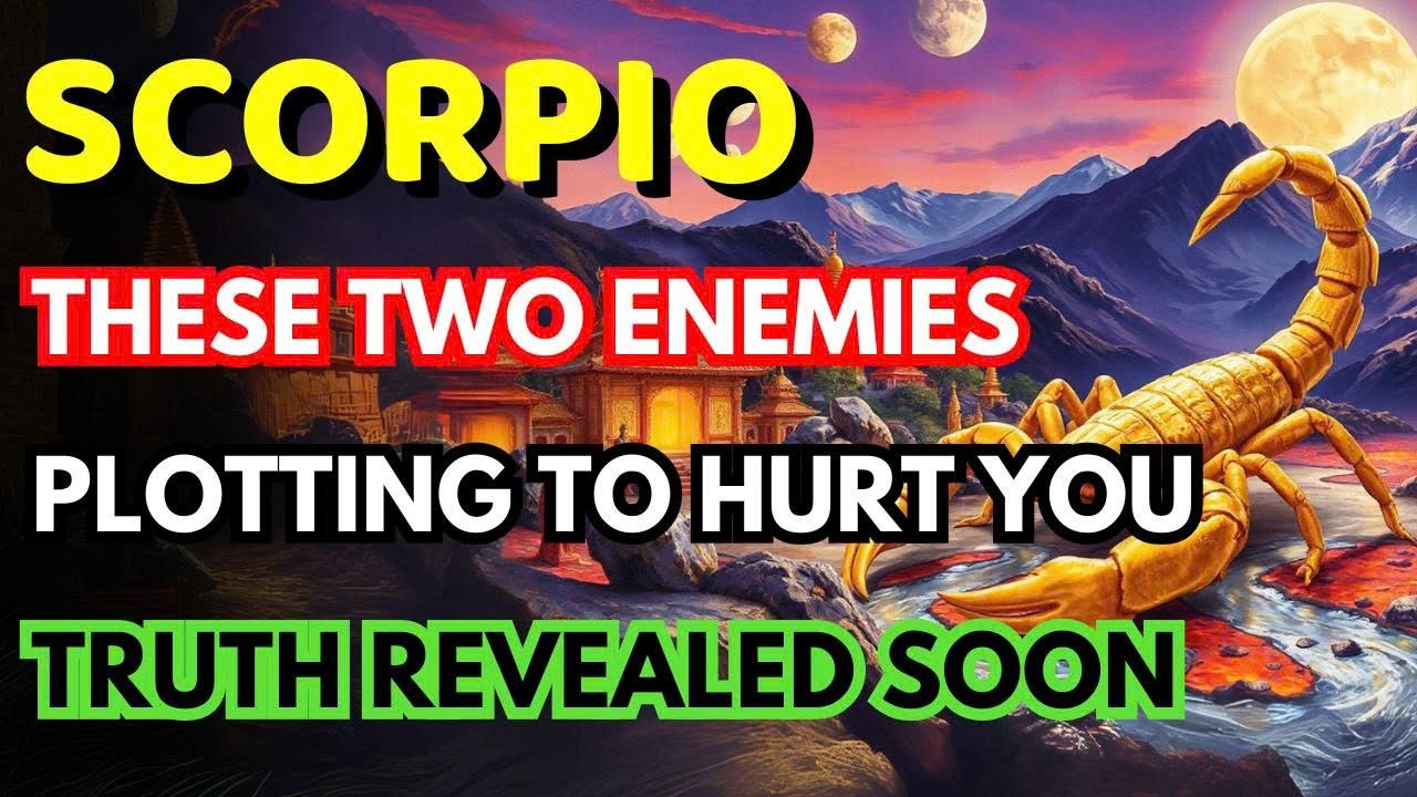 SCORPIO ♏ BE CAREFUL ⚠️ TWO PEOPLE ARE PLOTTING TO HURT YOU — UNCOVER THE DARK SECRET THEY’RE HIDING