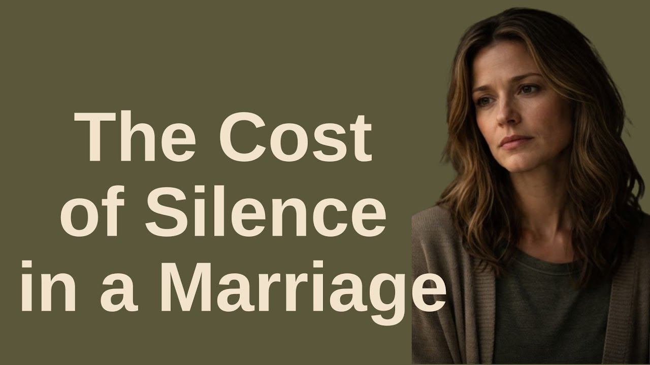 The Cost of Silence in a Marriage A True Life Confession YouTube