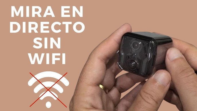 Mini cámara espía inalámbrica WiFi oculta - Cámara oculta vigilante HD 1080  con aplicación para teléfono celular, cámara niñera de seguridad pequeña