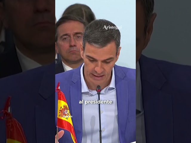 Izquierdistas y derechistas chocan en España; Sánchez se disculpa con Sheinbaum