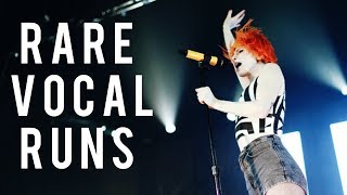 Hayley Williams' RARE Moments of Vocal Agility | The Only Exception Vocal Run
