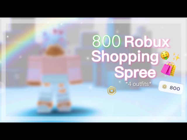 800 Robux Shopping Spree!💕💅🏽🛍