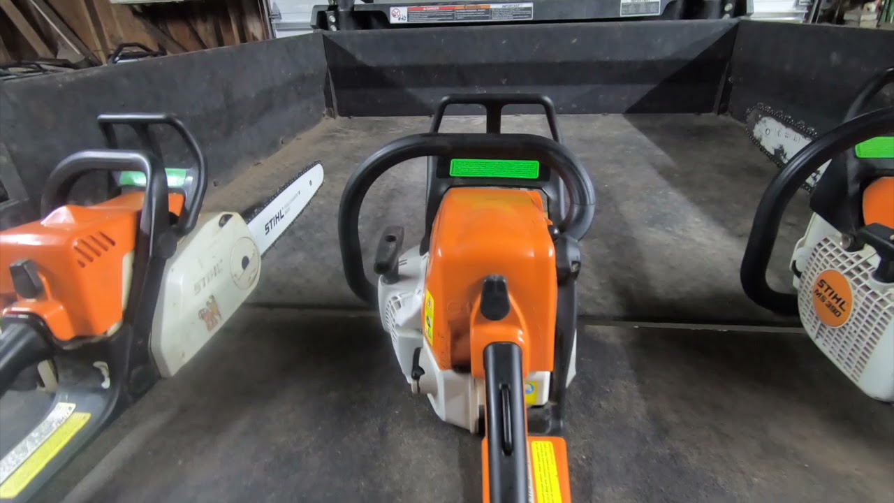 THE 3 BEST CHAINSAWS IN THE WORLD !!! IN MY WORLD AT LEAST. YouTube