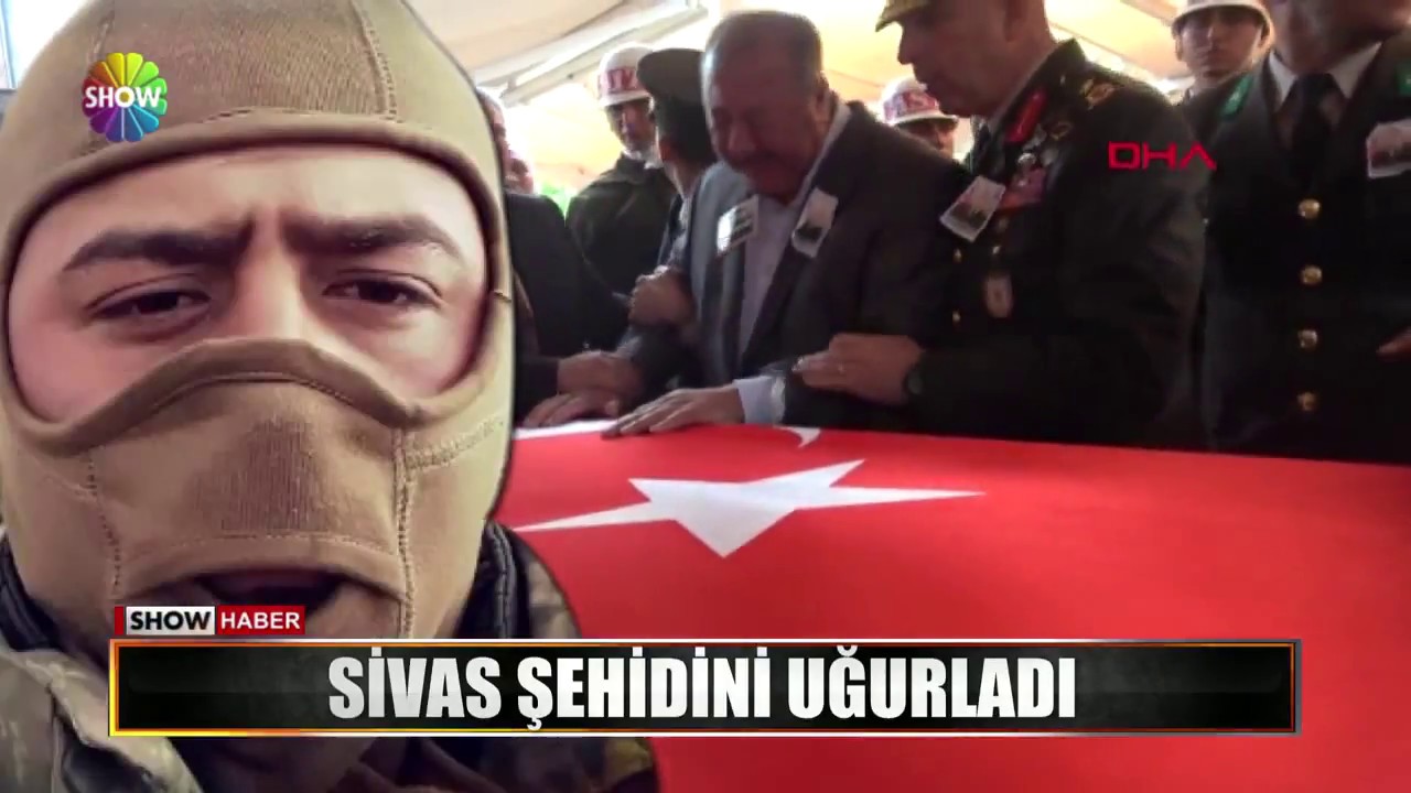 Sivas şehidini uğurladı