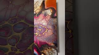 Dry results of a bloom on a split base! #bloom #abstractart #fluidart #cellart #kimjamesonart