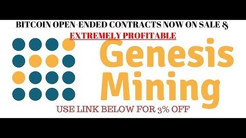 GENESIS MINING - Calculation for Open-Ended Bitcoin contracts! ROI in 110Days! Bitcoin Litecoin