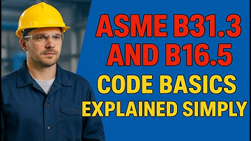 ASME B31.3 & B16.5 | Simple Explanation of Piping Codes You Must Know