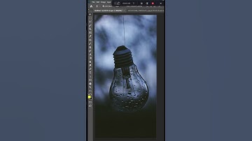 How to glow a light bulb easily in photoshop 2023 #photoshop