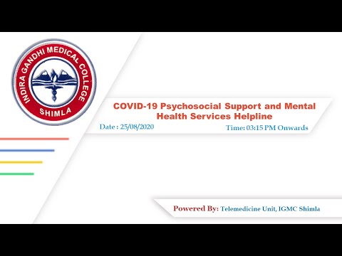 COVID-19 Psychosocial Support and Mental Health Services Helpline - I