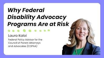 Why Federal Disability Advocacy Programs Are at Risk