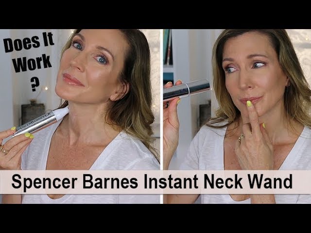 Instant Neck Lift? Spencer Barnes Sculpting Neck Wand Review 