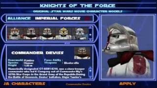 kotf charactors part 3 (imperial forces and mercs & aliens)