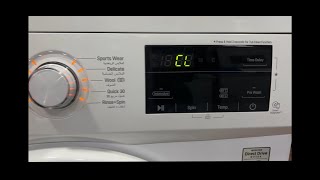 LG Washing Machine Error code [ CL ]. How to solve this .What is problem.
