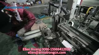 Automatic deburring machine for the ear hole