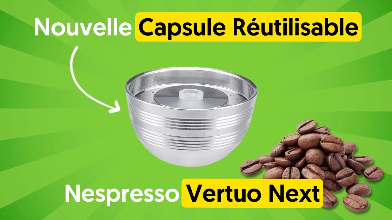 Capsule Dolce Gusto réutilisable 100% inox par Cafécolo™ – Caf'écolo