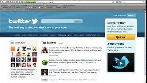 Understanding Twitter part 1 - How To Setup A Twitter Account
