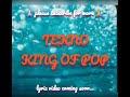 TEKNO - King of Pop (lyrics)