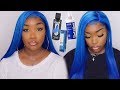 HOW TO | SUPER EASY WATER COLOR POPPIN BLUE HAIR TUTORIAL | WESTKISS HAIR