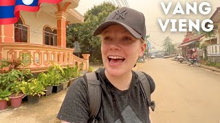 Exploring new town in Laos  Backpacker's heaven, Vang Vieng