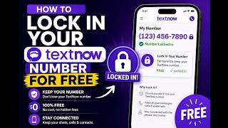 How To Lock In Your TextNow Phone Number Fo Free (no subscription needed) 2026 #textnow