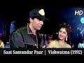 Saat samundar paar  divya bharti  sadhna sargam  vishwatma  1992 4k status