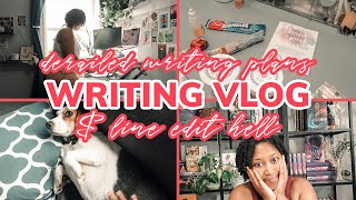Writing Vlog: Derailed Writing Plans and Line Edit Hell [CC]