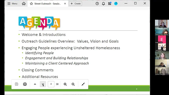 Best Practices in Street Outreach - Session 1